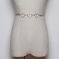 【新品・未使用】thevirginsチェーンベルト シルバー　ハートチェーン the virgins ビジューハートチェーンベルト - メルカリ